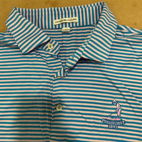 Peter Millar Pinehurst Golf Club Polo Large - Picture 1 of 5